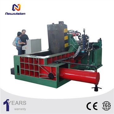Scrap Steel Metal Car Body PLC Control Hydraulic Baler